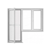 Окна и балконные двери в наличии на складе